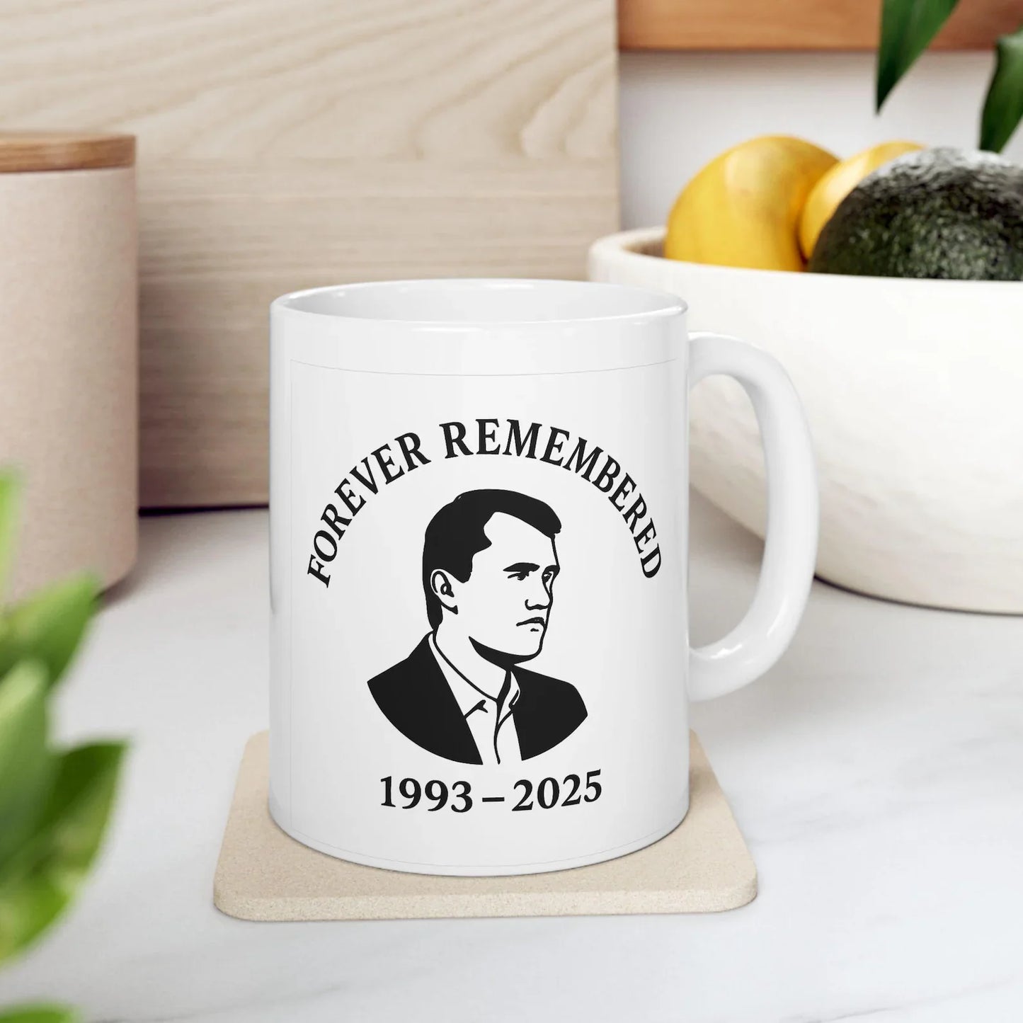 Rest in Peace Charlie Kirk Memorial Coffee Mug Tribute Gift Remembrance Cup In Memory Commemorative RIP Mug USA Mug Kirk Mug 682967