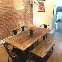 Rustic Industrial Dining Table