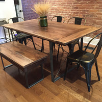 Rustic Industrial Dining Table