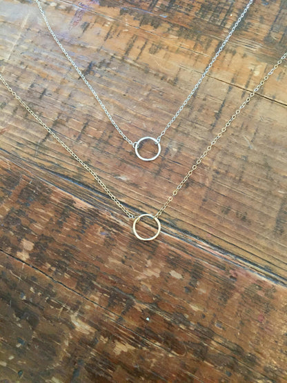 circle necklace