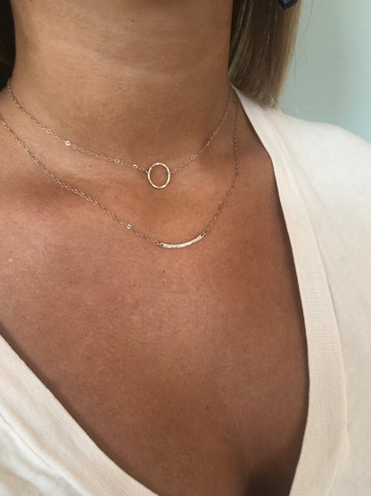circle necklace