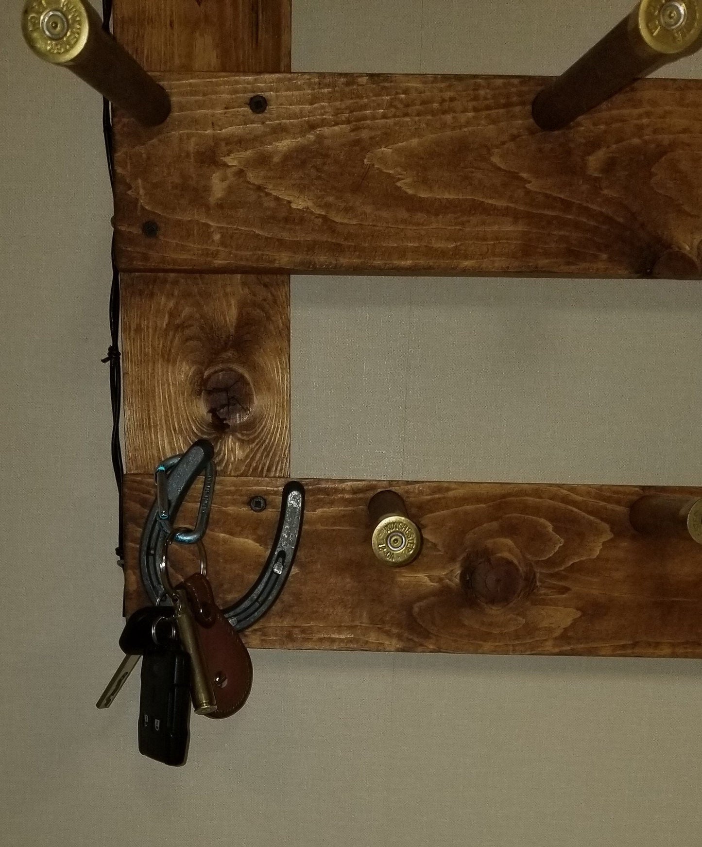 The 6-Hatter: Horizontal Wall-Hanging Western Organization