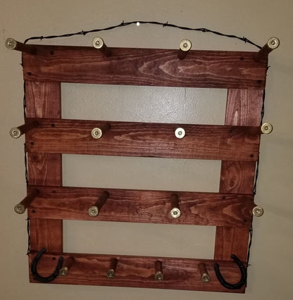 The 6-Hatter: Vertical Wall-Hanging Western Organization
