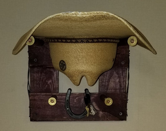The 1-Hatter: Horizontal Wall-Hanging Western Organization