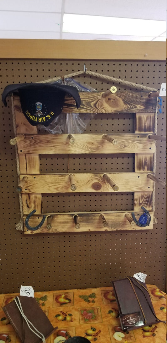 The 6-Hatter: Vertical Wall-Hanging Western Organization