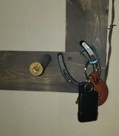 2 Cowboy Hat Rack Horizontal | Cowboy Hat Holder |  Rustic Western Hat Display | Handcrafted Wooden Organizer | Space-Saving Home Decor | Made in USA