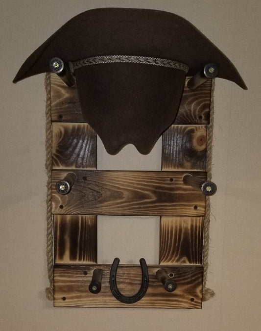 The 2-Hatter: Vertical Wall-Hanging Western Organization