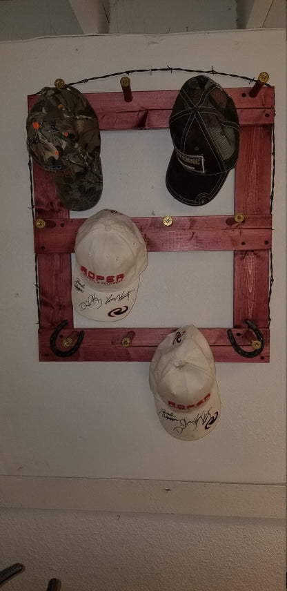 The 12-Cap: Vertical Wall-Hanging Ball Cap Organization
