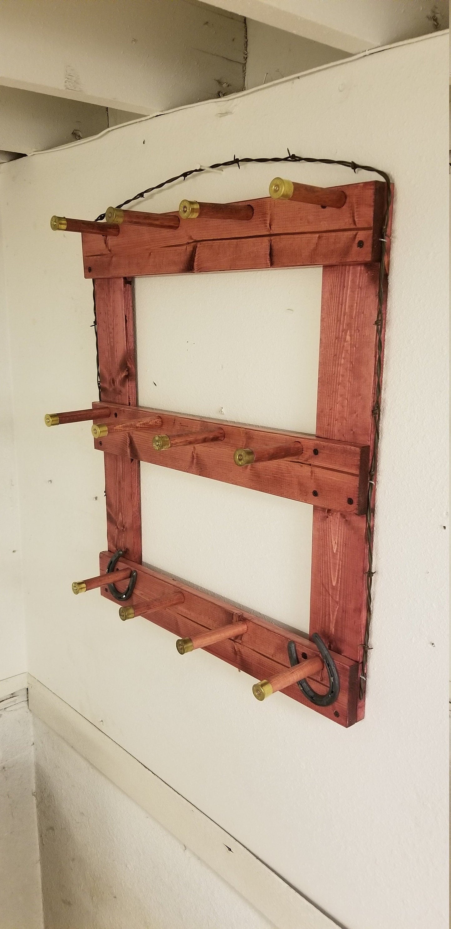 The 12-Cap: Vertical Wall-Hanging Ball Cap Organization
