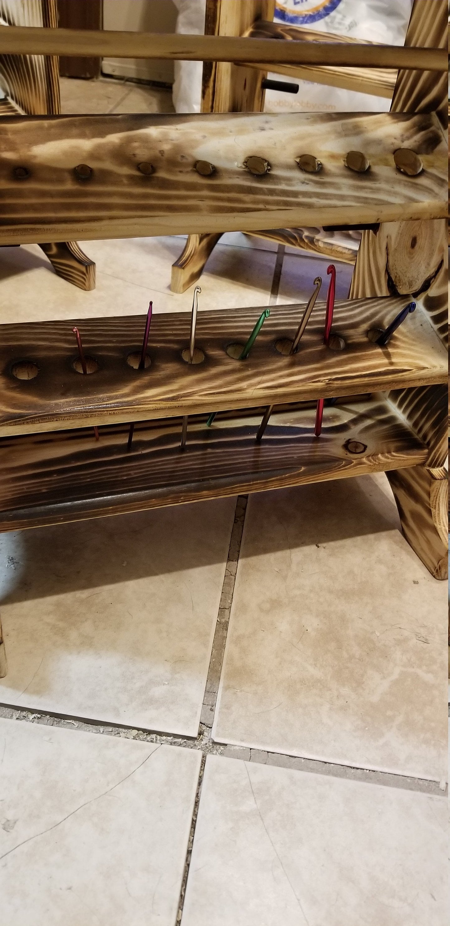 The Grand Studio: 7 Skein Yarn Holder & Organizer