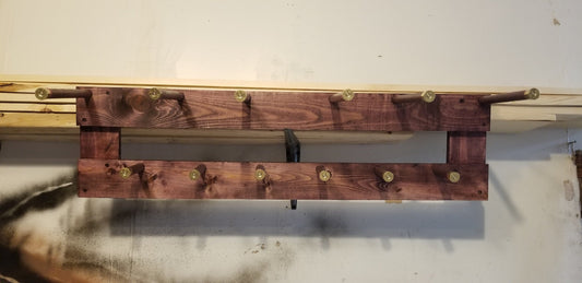 The 3-Hatter: Horizontal Wall-Hanging Western Organization