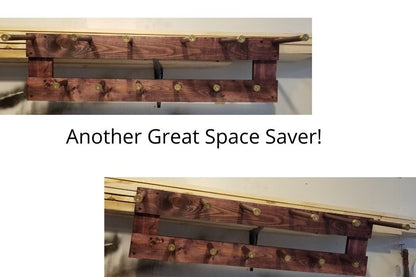 The 3-Hatter: Horizontal Wall-Hanging Western Organization