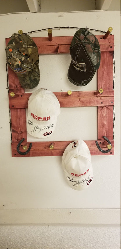 The 12-Cap: Vertical Wall-Hanging Ball Cap Organization