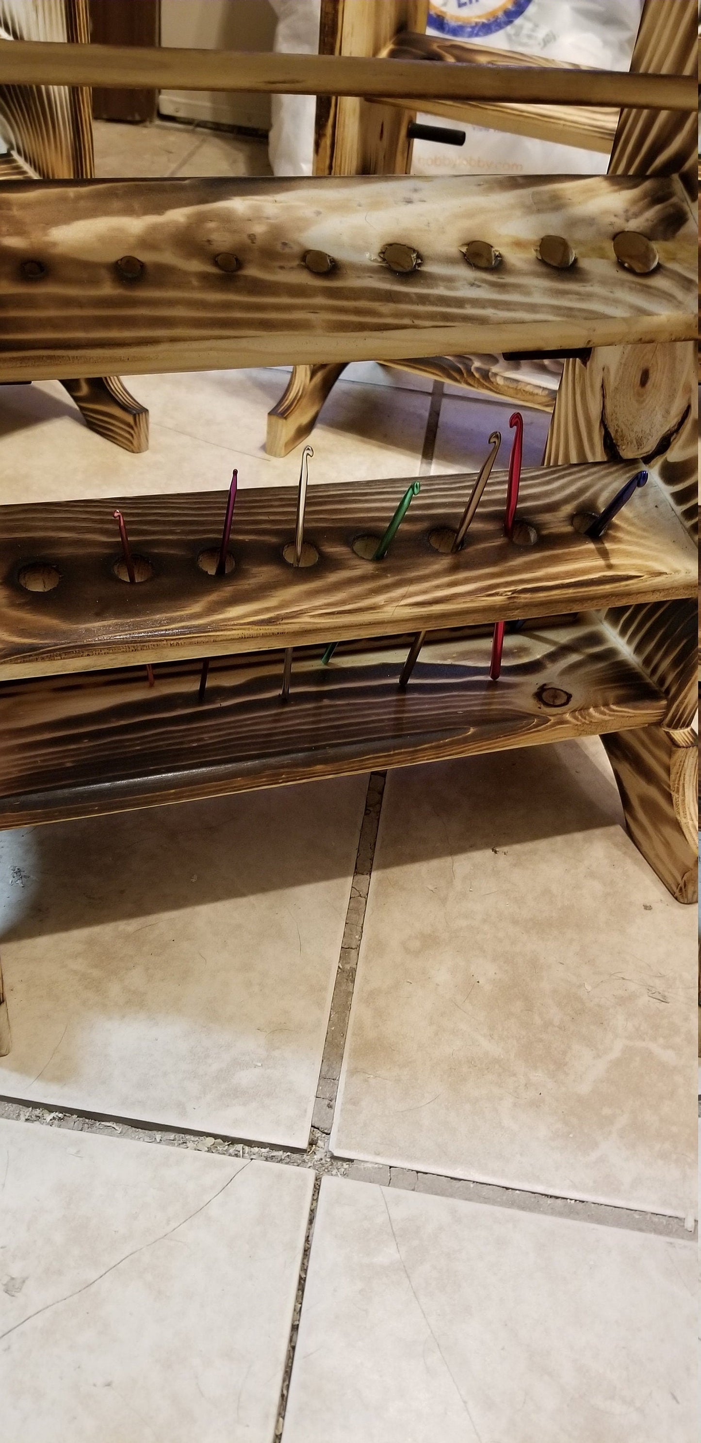 The Artisan’s Station: 5 Skein Yarn Holder & Organizer