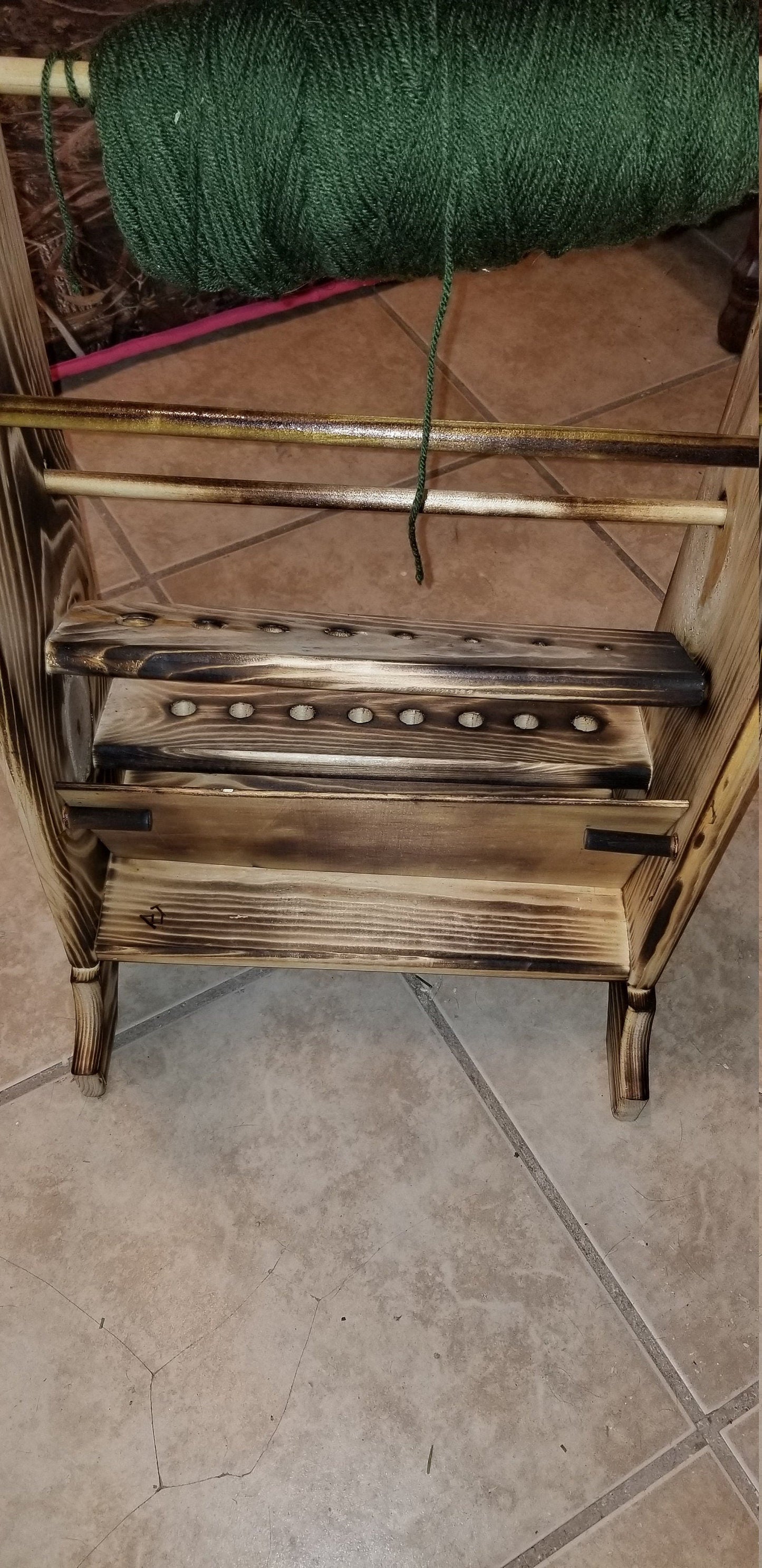 The Artisan’s Station: 5 Skein Yarn Holder & Organizer
