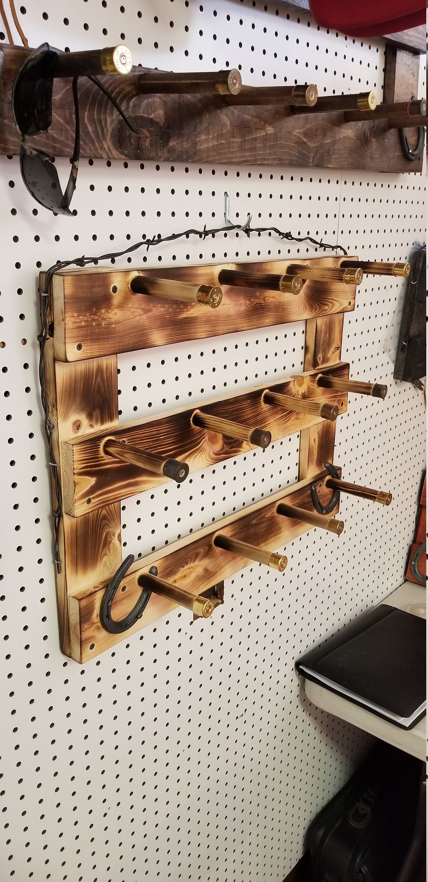 The 12-Cap: Vertical Wall-Hanging Ball Cap Organization