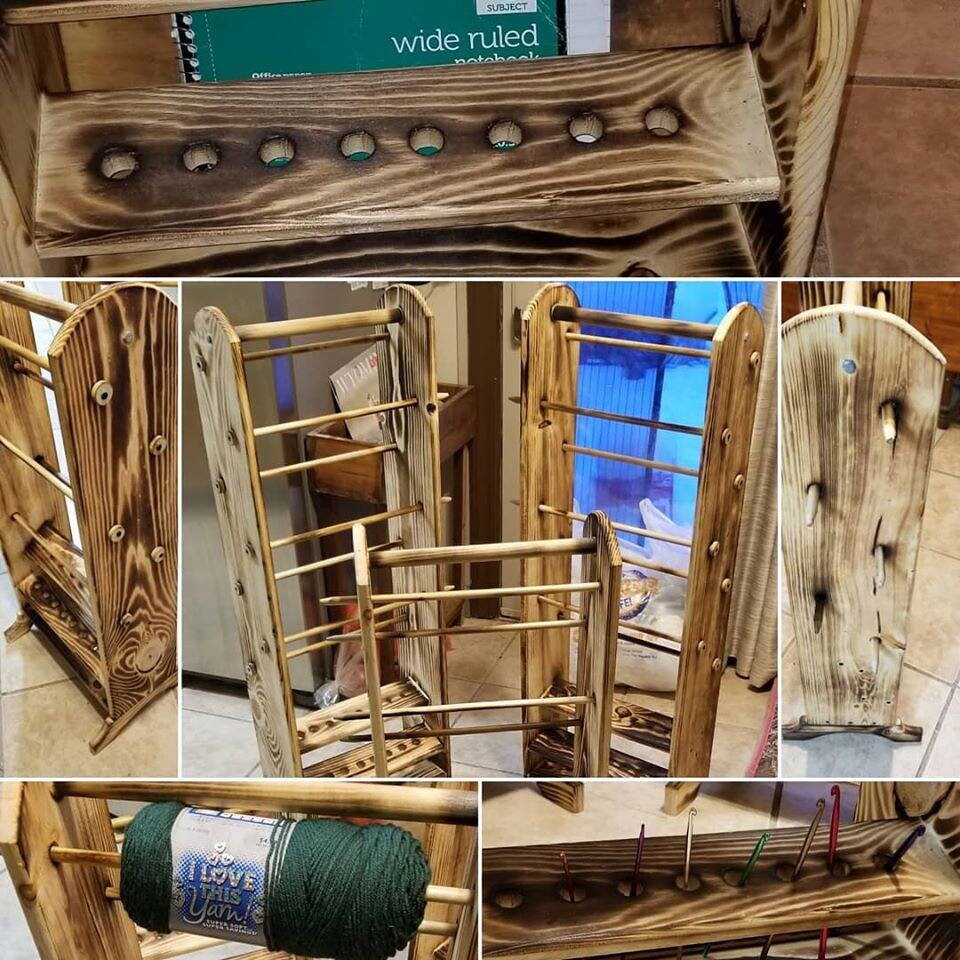 The Artisan’s Station: 5 Skein Yarn Holder & Organizer