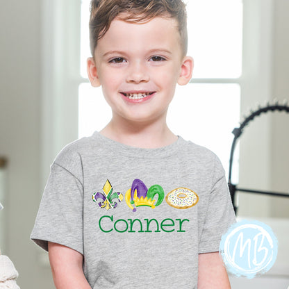 Mardi Trio Toddler & Youth Tee