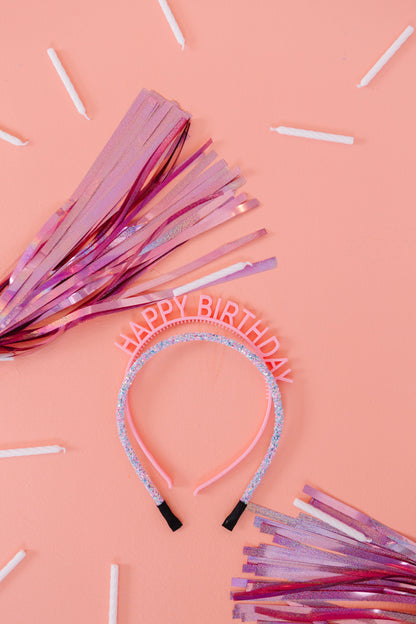 Happy Birthday Headband Set
