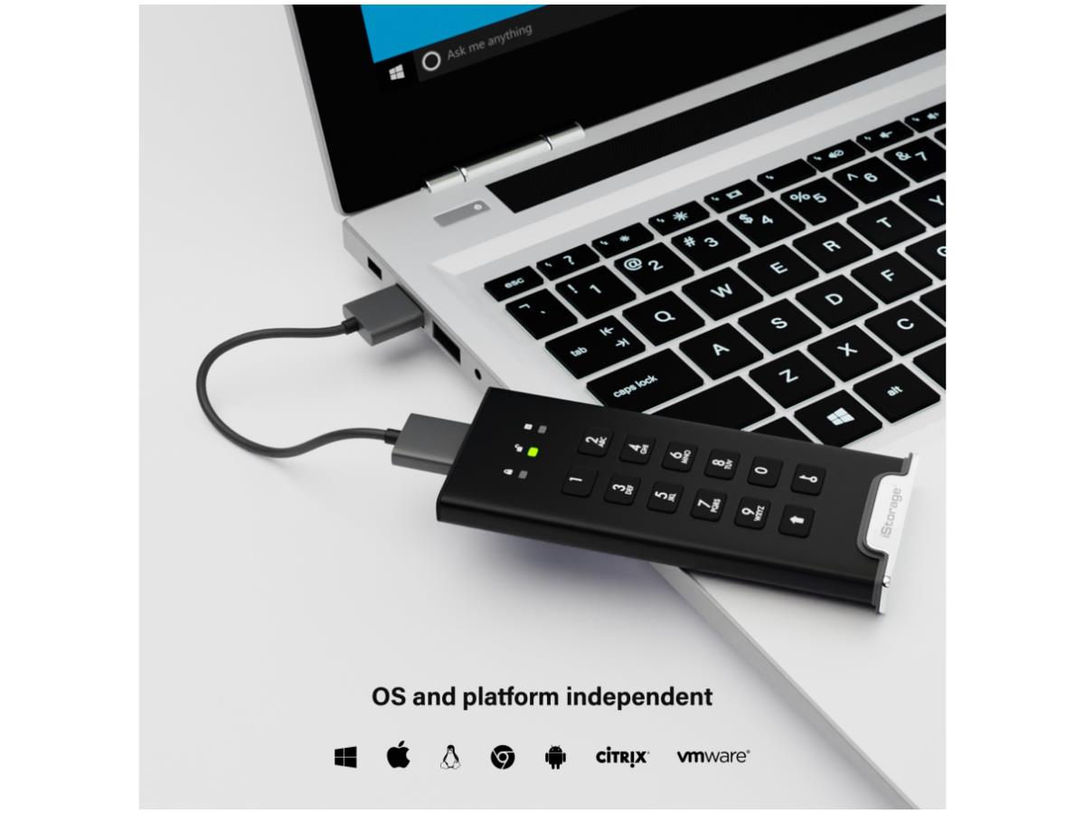 KANGURU DISKASHUR M2 2TB FIPS 140-3 Level 3 PIN Protected Secure SSD