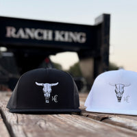 Cow Skull Flat Bill Black