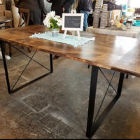 Rustic Industrial Dining Table