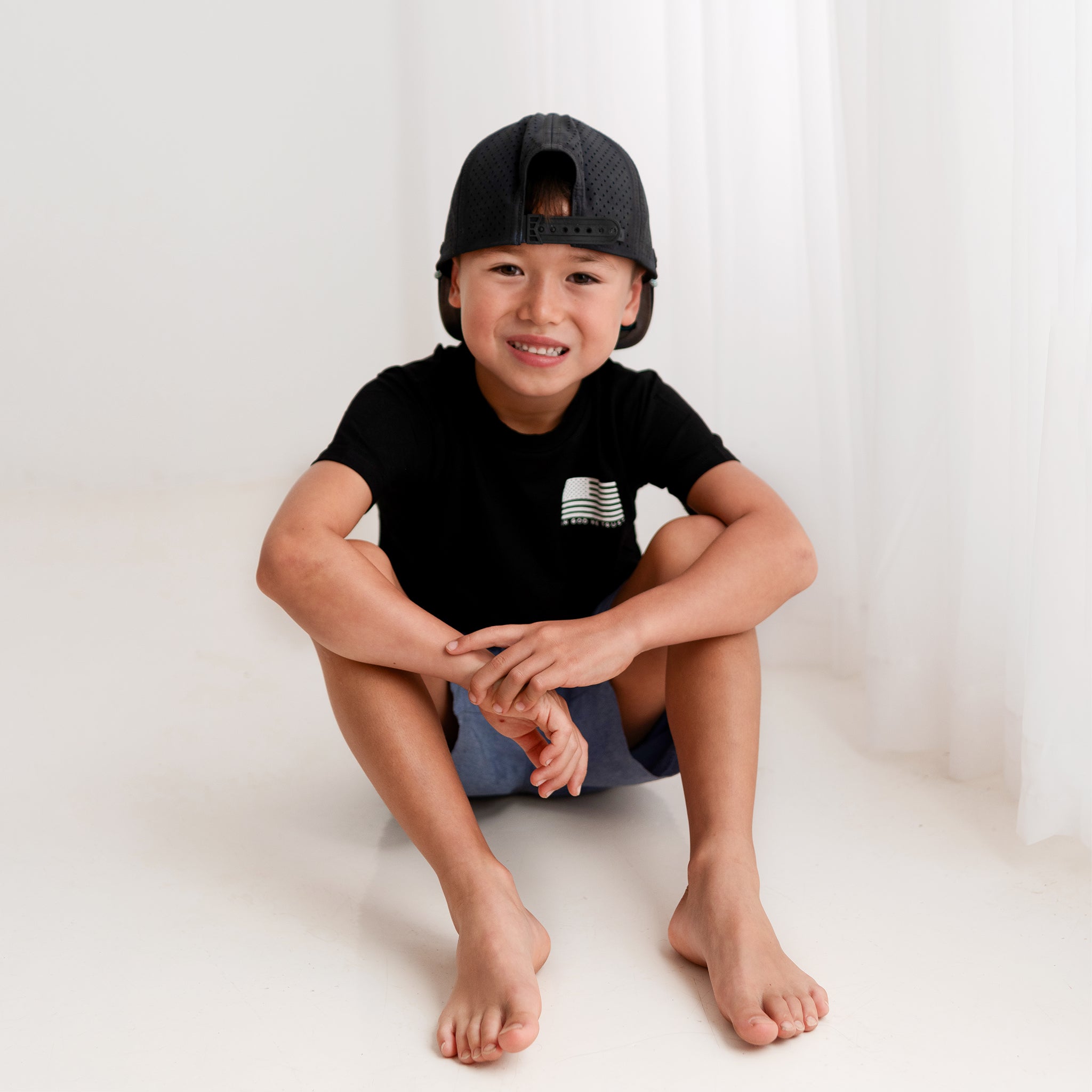 Apostle Living Kid’s “In God We Trust” Tee – Premium Bamboo Christian Shirt