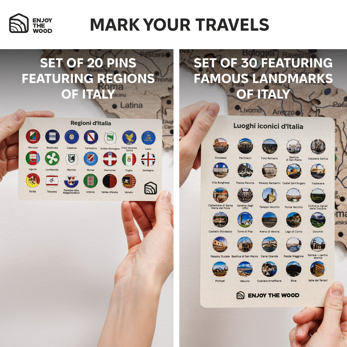 Wooden Map of Italy – Terra