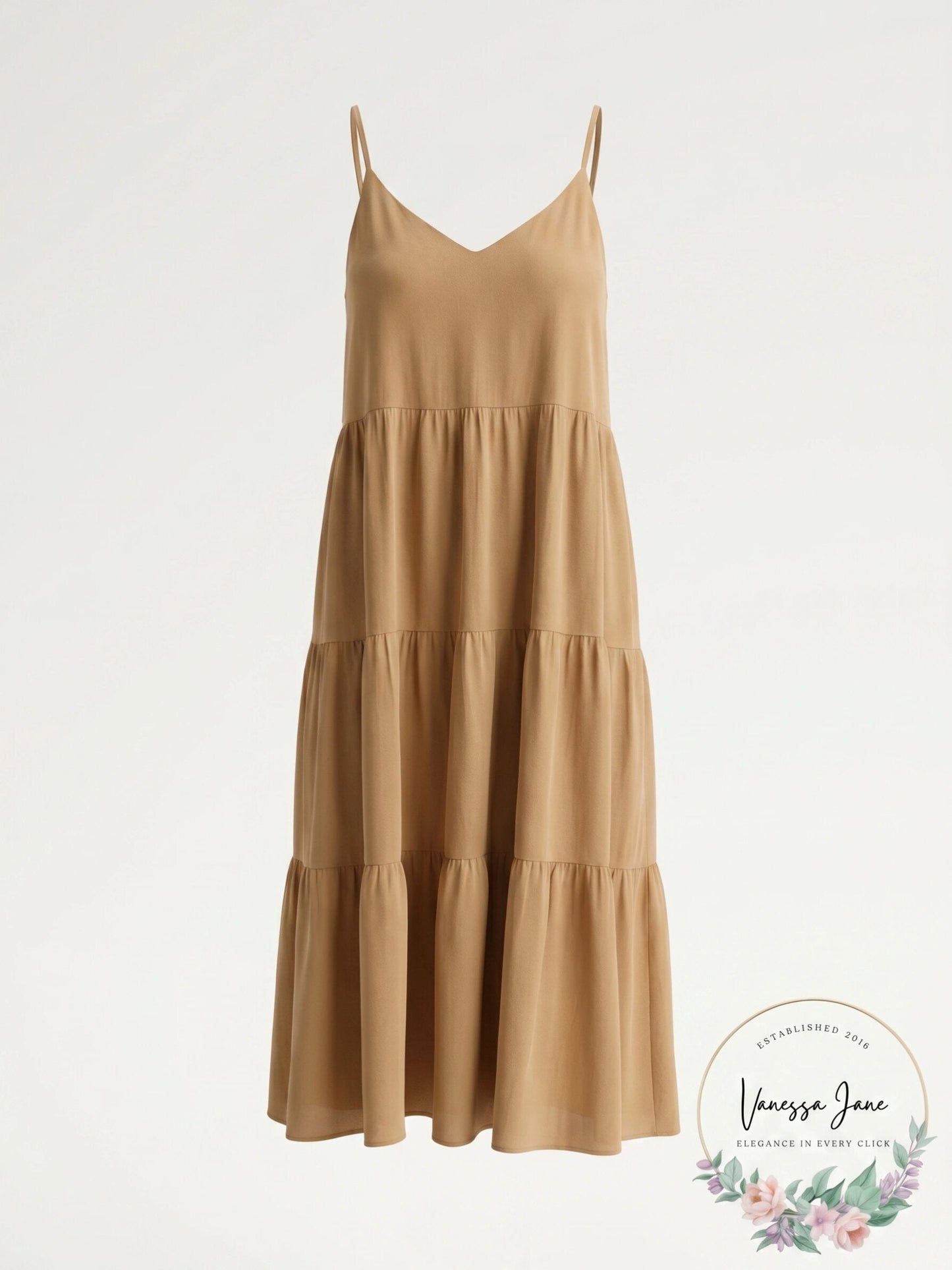 Lafayette 148 New York Hartford Tiered Midi Dress, Size Medium