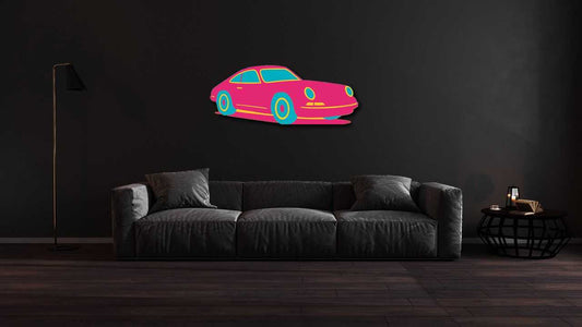 Sports Car Metal Art