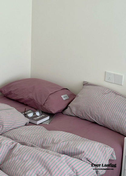 James Striped Bedding Set / Yellow