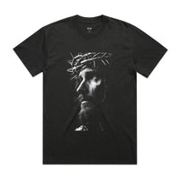 Men's Heavy Faded Tee Oversized Jesus