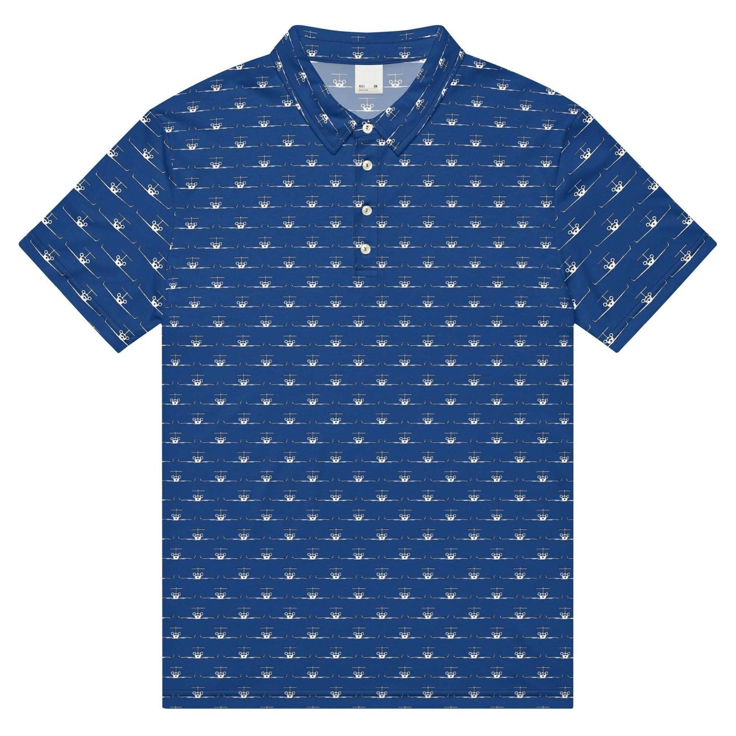 Airplane Polo shirt: Modern Slim Fit Men’s Polo for Casual & Sporty