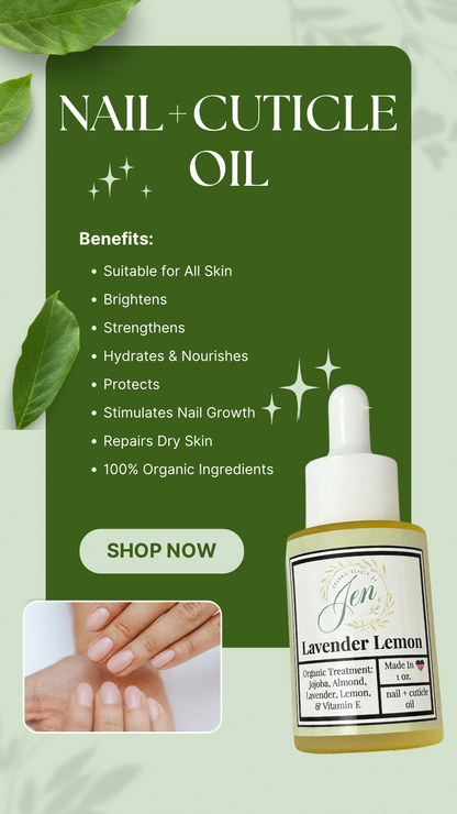 Organic Laverder Lemon Nail + Cuticle Treatment