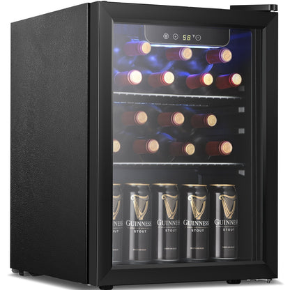 Kismile 1.7 Cu.ft Beverage Refrigerator and Cooler W5848H