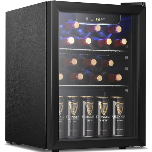 Kismile 1.7 Cu.ft Beverage Refrigerator and Cooler W5848H