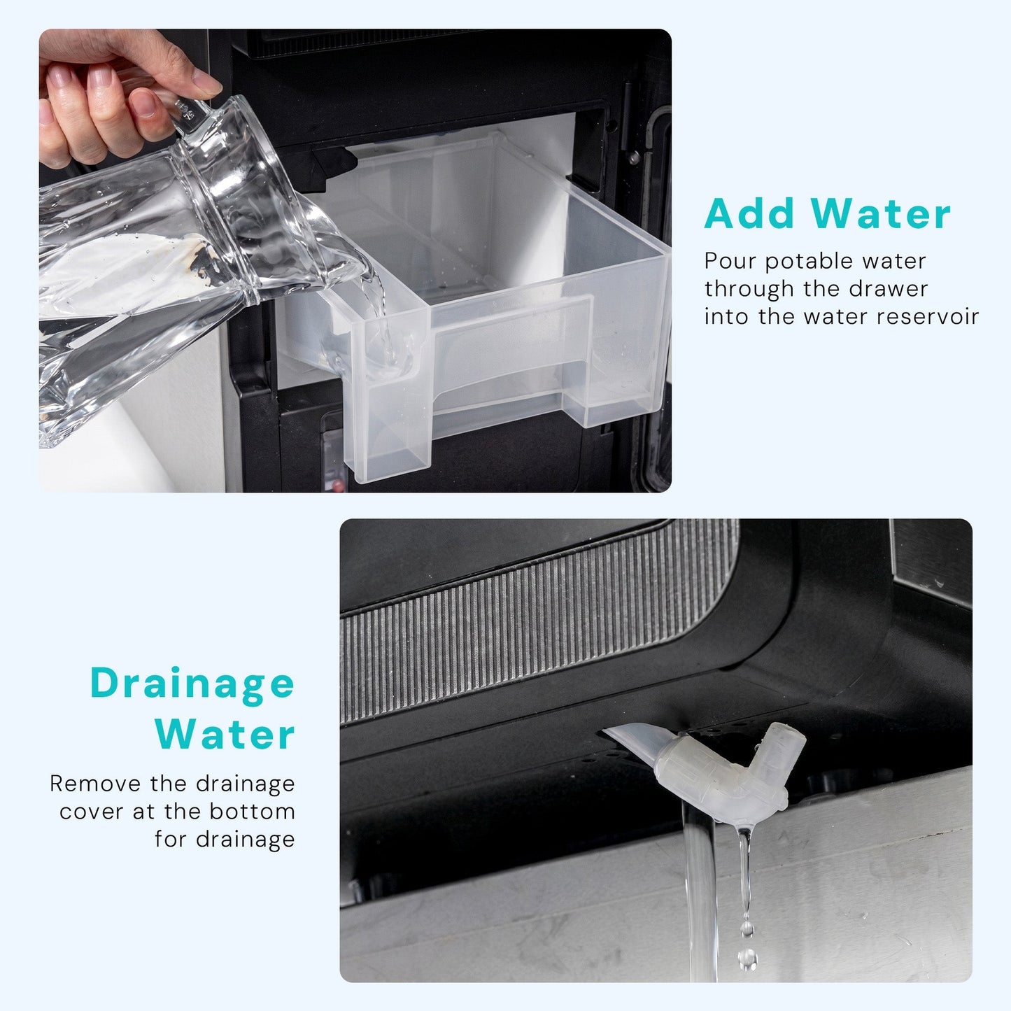 Kismile Clear Square Ice Cubes Maker 58003RIM0
