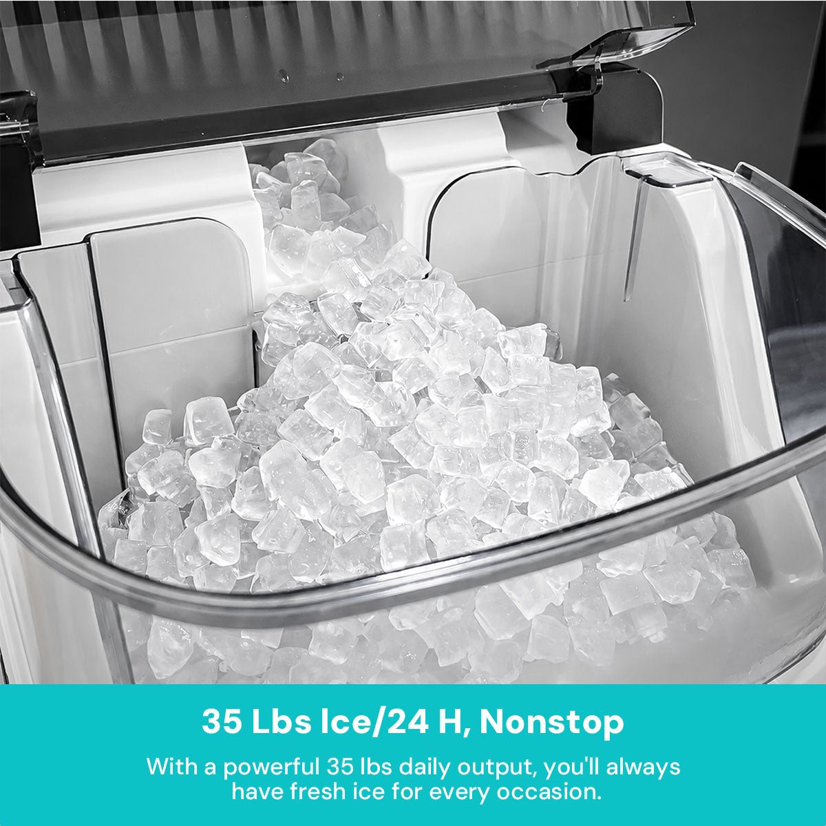 Kismile Nugget Countertop Ice Maker Z5815NB