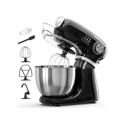 Kismile Stand Mixer, 5.5-Quart Electric Mixer with 12 Speeds CF3715
