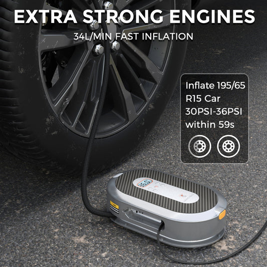 Retractable Car Tire Inflator