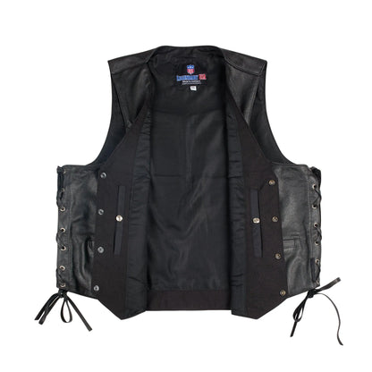 Legendary Gunslinger Men's Leather Vest