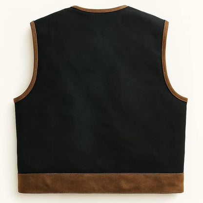 Legendary LowLife NCP Canvas & Leather Vest — Tobacco