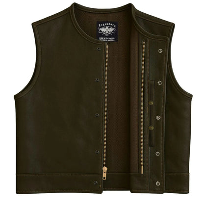 Legendary LowLife NOP Dark Chocolate Leather Vest