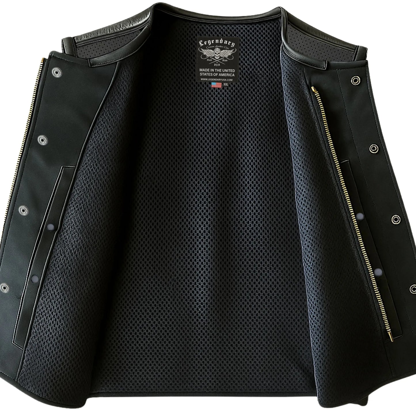Legendary LowLife Perforated Leather Club Vest