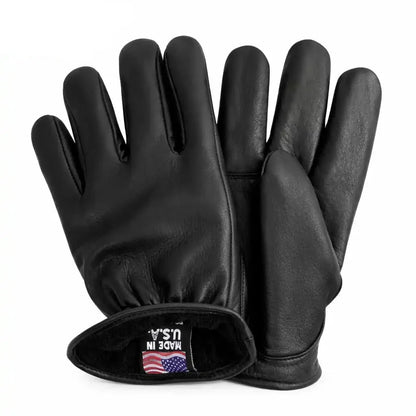Fleece-Lined Deerskin Gloves