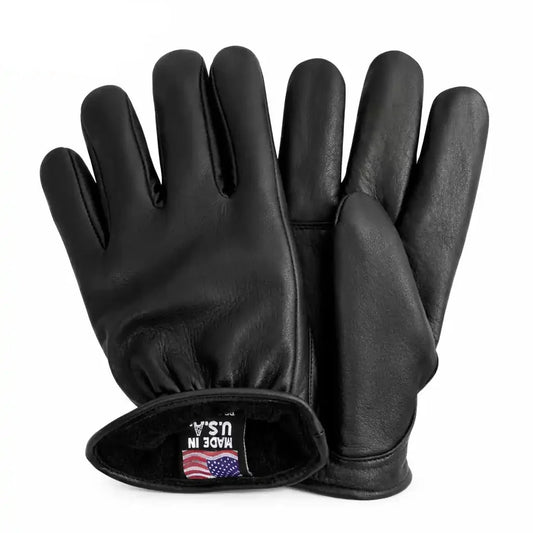Fleece-Lined Deerskin Gloves