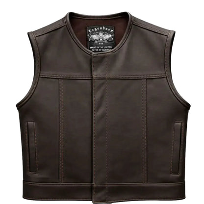 Legendary LowLife NCP Dark Chocolate Leather Vest
