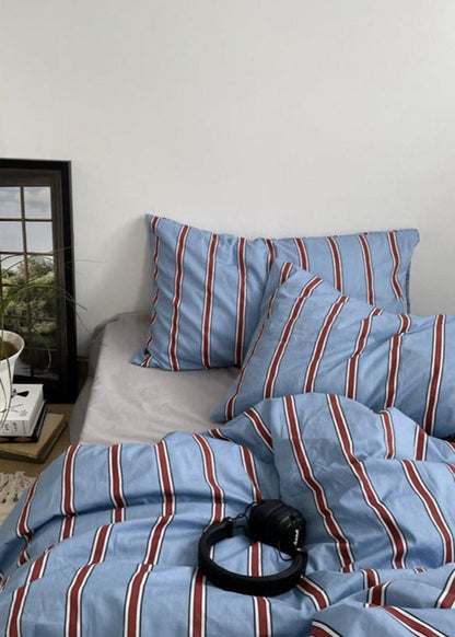 Liam Striped Bedding Set / Beige