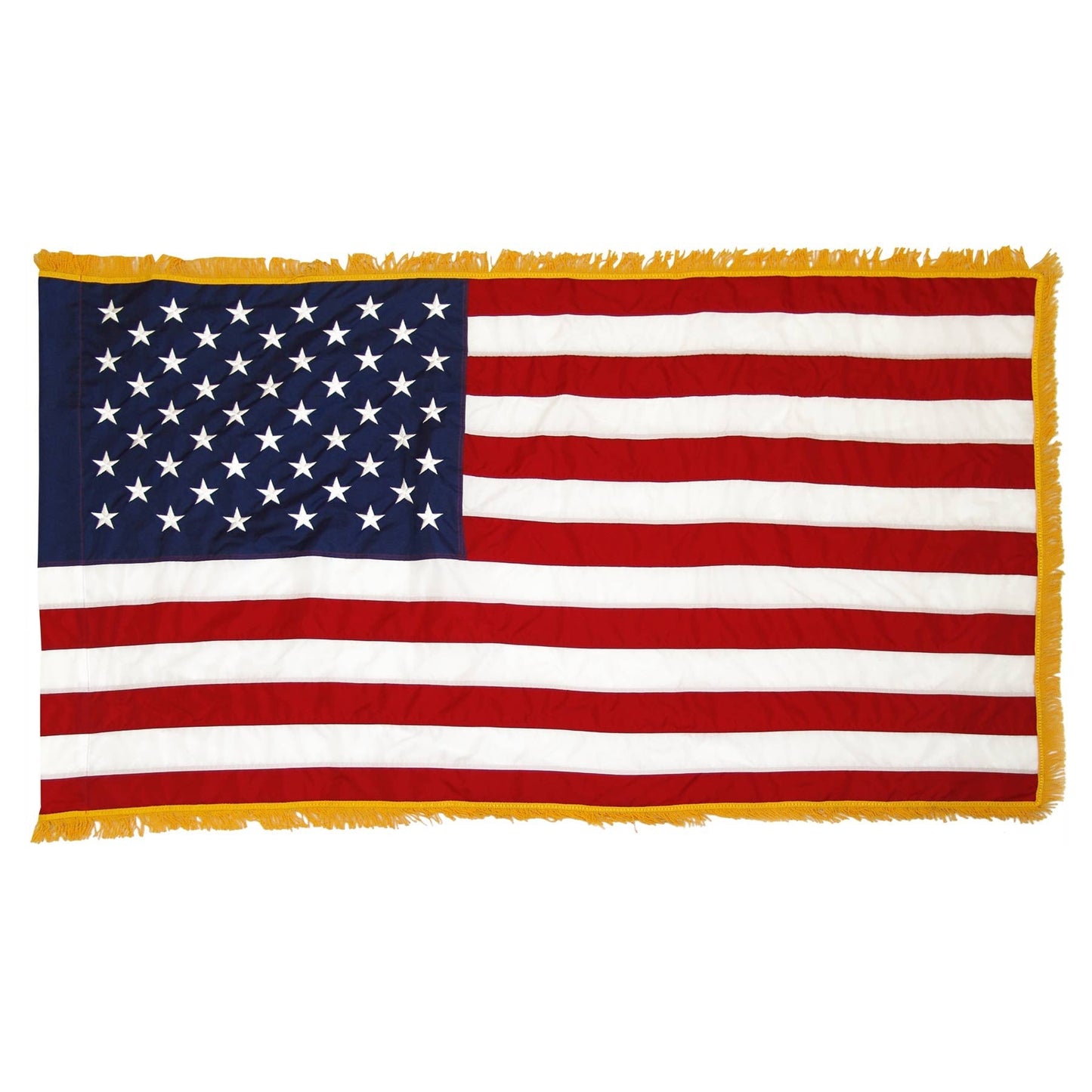 U.S. Indoor/Parade Flag with Gold Fringe