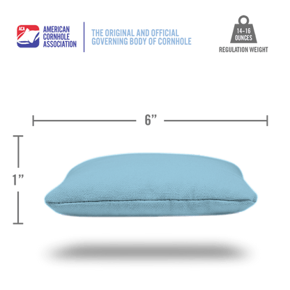 Light Blue Daily 66x Cornhole Bags